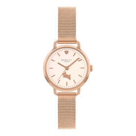 Radley Rose Gold Milanese Bracelet Ladies 26mm Watch RY4616