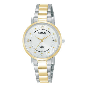 Lorus Ladies Solar Stainless Steel Bracelet Watch RY524AX9