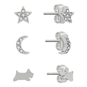 Radley Ladies Galaxy Street Triple Pack Stud Earrings RYJ1355S