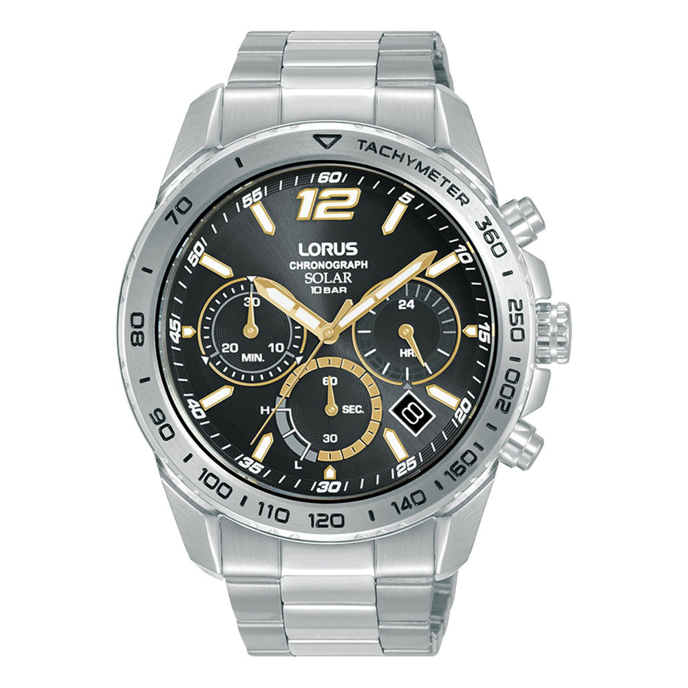 Lorus Gents Stainless Steel Solar Watch Primary View