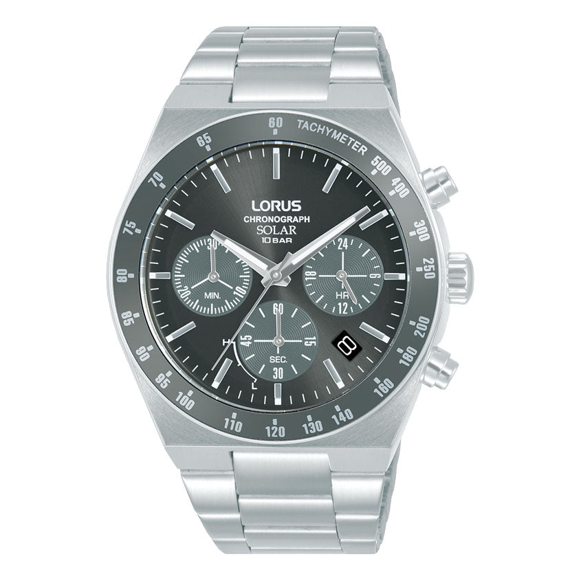 Lorus Gents Stainless Steel Solar Watch Primary View