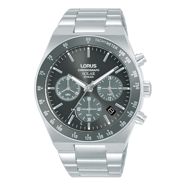 Lorus Gents Stainless Steel Solar Watch Primary View