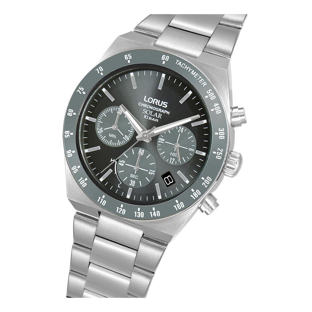Lorus Gents Stainless Steel Solar Watch Primary View
