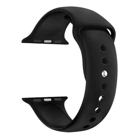 Apple Style 38/40/41mm Silicone Strap in BLACK S41482B