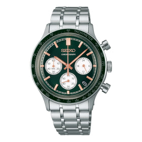 Seiko Gents Sports Chronograph 38mm Watch SSB481P1