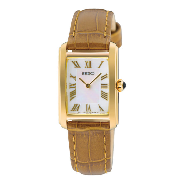 Seiko Ladies Gold Plated Quartz Watch Primary View