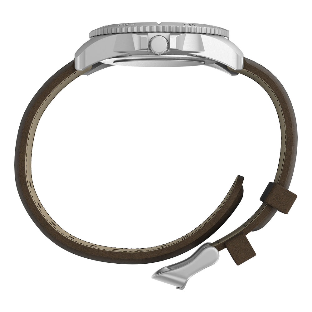 Timex Gents Stainless Steel Quartz Watch Primary View