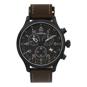 Timex Gents Ion Coated Stainless Steel Wristwatch Primary View
