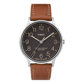 Timex Gents Waterbury Leather Strap Watch TW2P95800