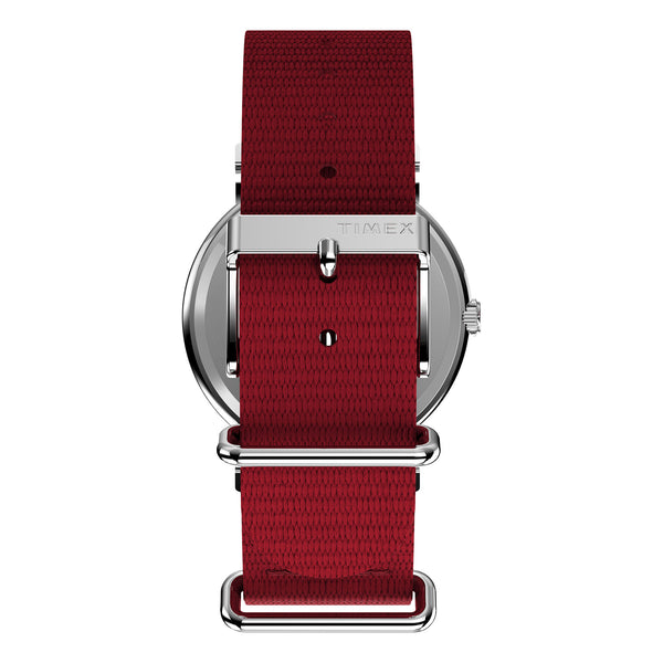 Timex Gents White Quartz Watch Additional View
