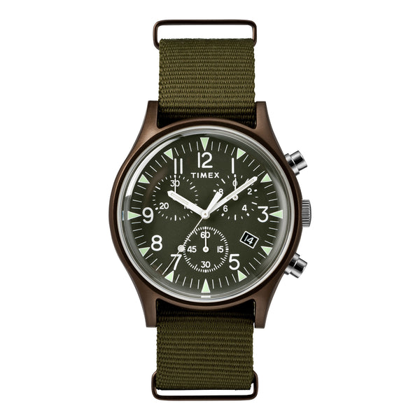Timex Gents Ion Coated Stainless Steel Quartz Watch Primary View