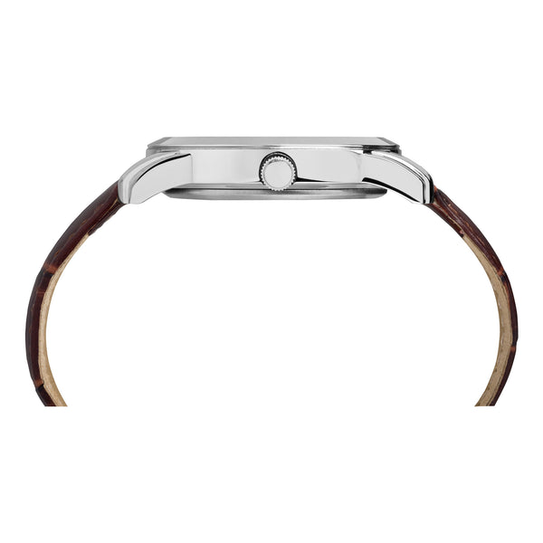 Timex Gents Silver Quartz Watch Secondary View