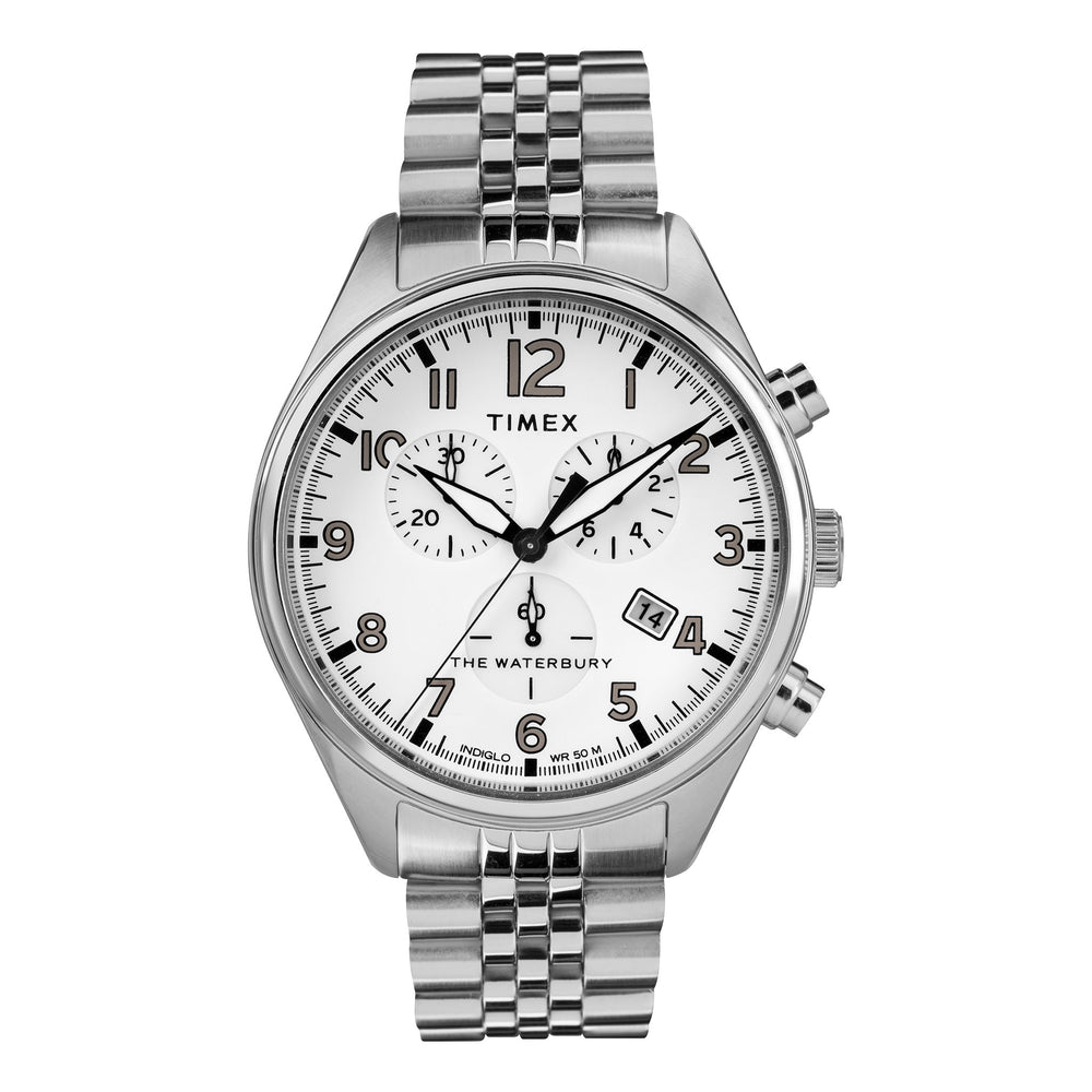 Timex Gents Stainless Steel Quartz Watch Primary View