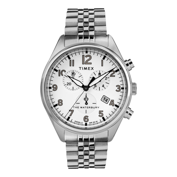 Timex Gents Stainless Steel Quartz Watch Primary View