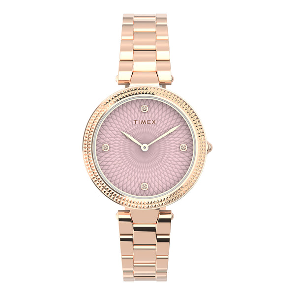 Timex Ladies PVD Plated Stainless Steel Quartz Watch Primary View