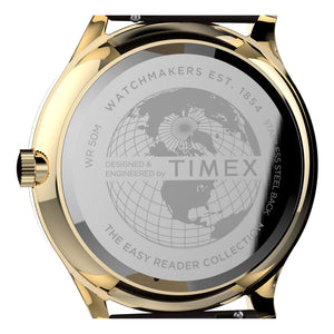 Timex Gents Leather Wristwatch Additional View