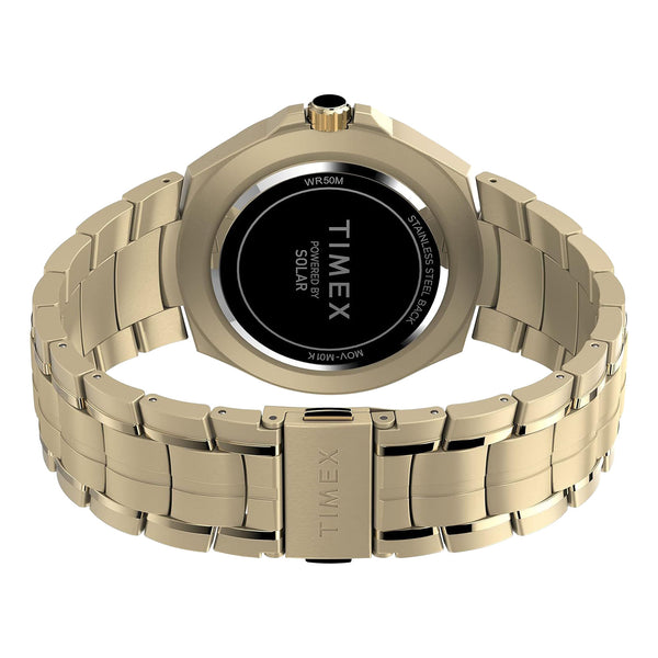 Timex Gents PVD Plated Stainless Steel Solar Watch Additional View