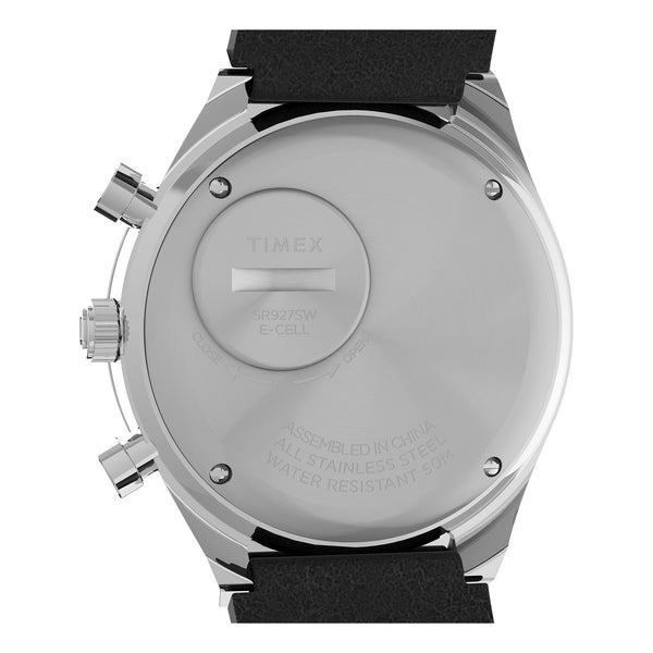 Timex Gents Leather Quartz Watch Additional View