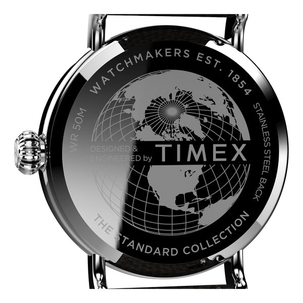 Timex Gents Leather Quartz Watch Additional View