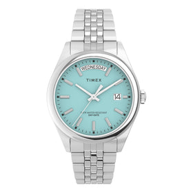 Timex Legacy Day Date 36mm Stainless Steel Watch TW2V68400