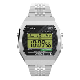 Timex T80 Steel 36mm Stainless Steel Bracelet Watch TW2V74200