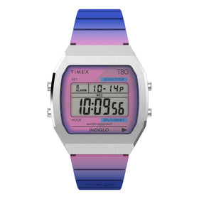 Timex T80 Steel Resin Strap Watch TW2V74600