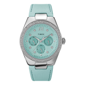 Timex Ladies Simone Multifunction Leather Strap Watch TW2V80400