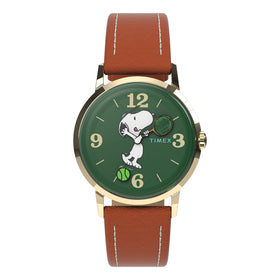 Timex Marlin Hand-Wound x Snoopy Tennis 34mm Watch TW2V88800