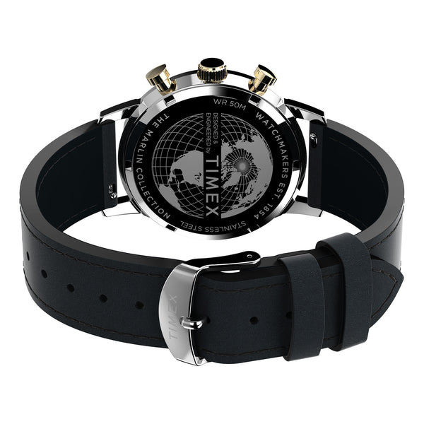 Timex Gents Leather Quartz Watch Additional View