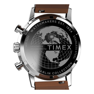 Timex Gents Leather Quartz Watch Additional View