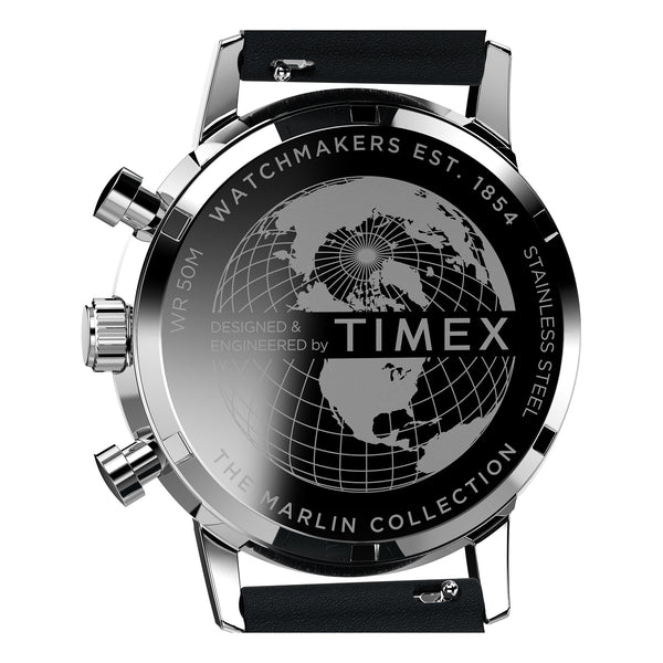 Timex Gents Leather Quartz Watch Additional View