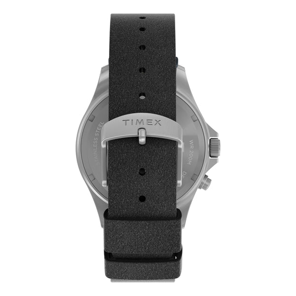 Timex Gents Leather Quartz Watch Additional View