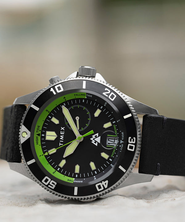 Timex Gents Black Quartz Watch Additional View