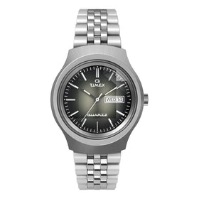 Q Timex Reissue Degrade 38mm Stainless Steel Watch TW2W22500