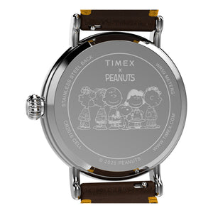Timex Gents Leather Wristwatch Additional View