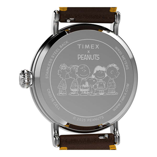 Timex Gents Leather Wristwatch Additional View