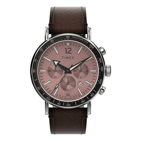 Timex Gents Waterbury Leather Strap Watch TW2W47300