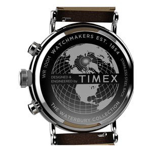 Timex Gents Leather Wristwatch Additional View