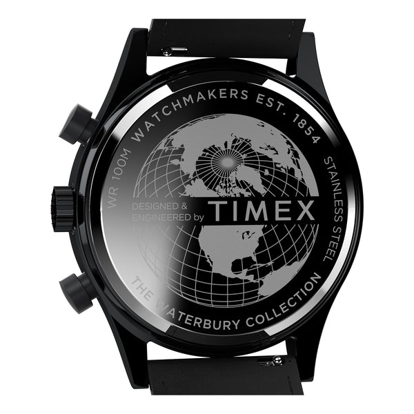 Timex Gents Leather Quartz Watch Additional View