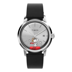 Timex Marlin Automatic x Peanuts Snoopy Flying Ace 40mm Watch TW2W49600