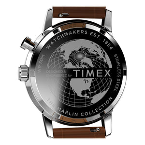 Timex Gents Leather Wristwatch Additional View