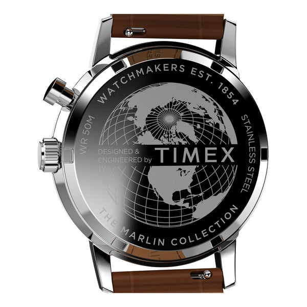 Timex Gents Leather Wristwatch Additional View