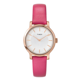 Timex Ladies Transcend Leather Strap 31mm 3ATM Watch TW2W54700