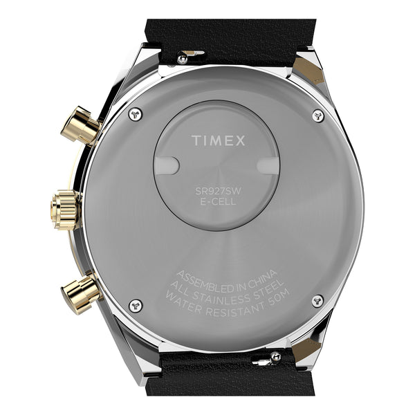 Timex Gents Leather Quartz Watch Additional View