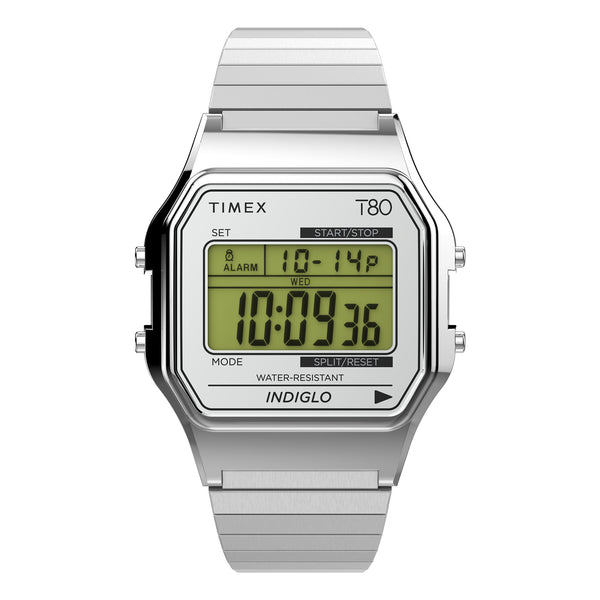 Timex Unisex Silver-Tone LLB Quartz Watch Primary View