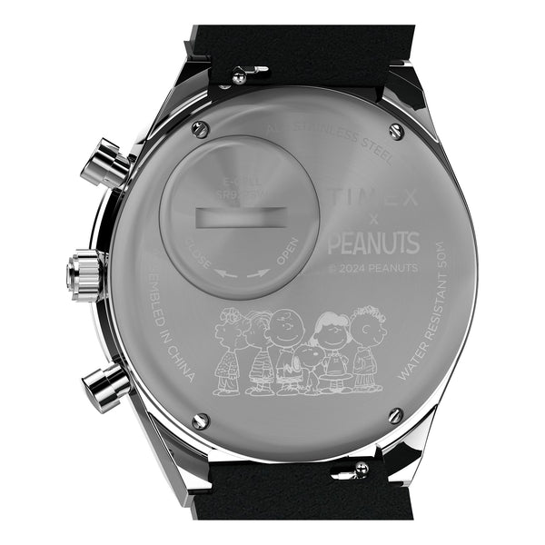 Timex Gents Leather Wristwatch Additional View