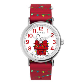 Timex x Peanuts Weekender 38mm Watch TW2W80800