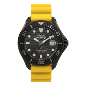 Timex Deepwater Meridian 200 44mm Synthetic Rubber Strap Watch TW2W81700