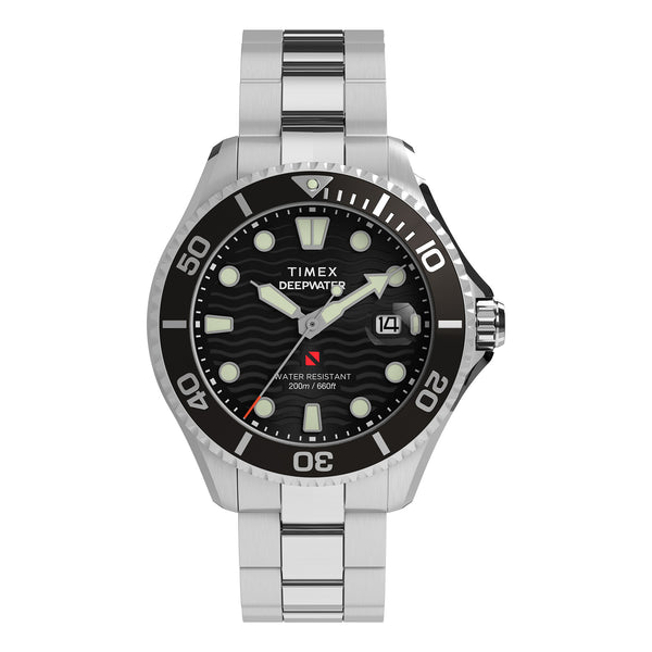 Timex Gents Stainless Steel Quartz Watch Primary View