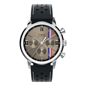 Timex Marlin Chronograph Tachymeter 40mm Leather Strap Watch TW2W98900
